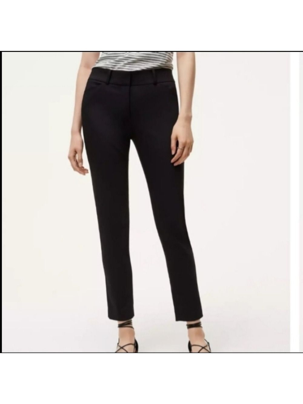 Banana Republic Sloan Fit Black Women's Ankle Pants